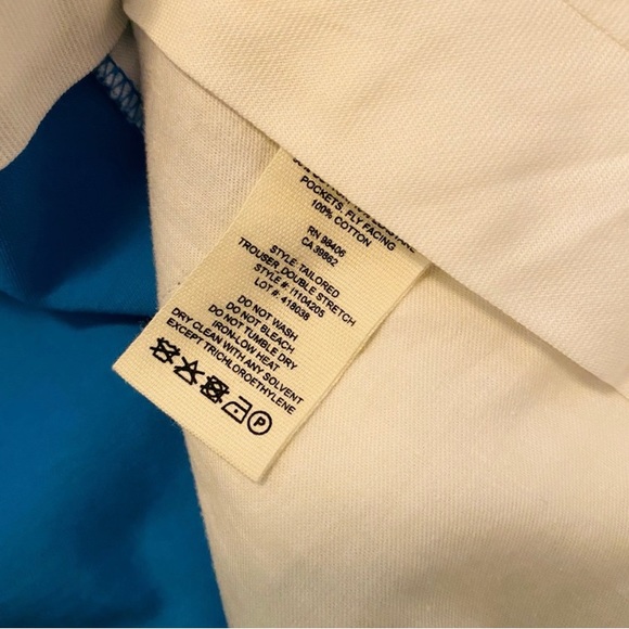 THEORY Tailored Trousers in Light Lapis Sz 00 - Picture 7 of 9